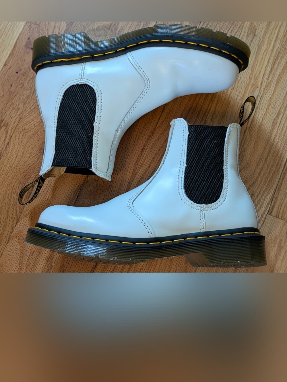 Dr. Martens White Chelsea Boots UK 4 / US 6